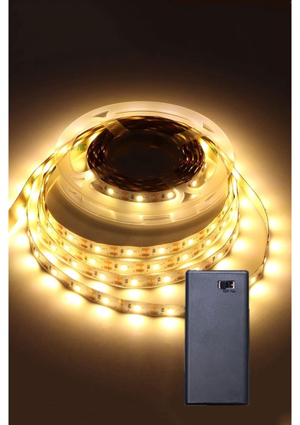 Pil ile Çalışan Led Şerit Pilli Şerit LED (Pil Dahil)