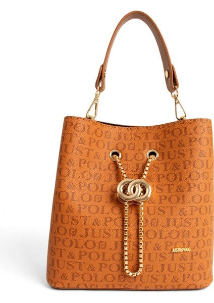 Monogram Baskılı 3 Bölmeli Kadın El & Omuz Çantası ve Cüzdan Kombini 24X23CM MDS20641002 modelleri