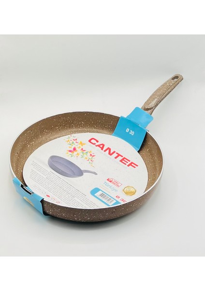 30 cm Yanmaz Yapışmaz Tek Saplı Teflon Tava