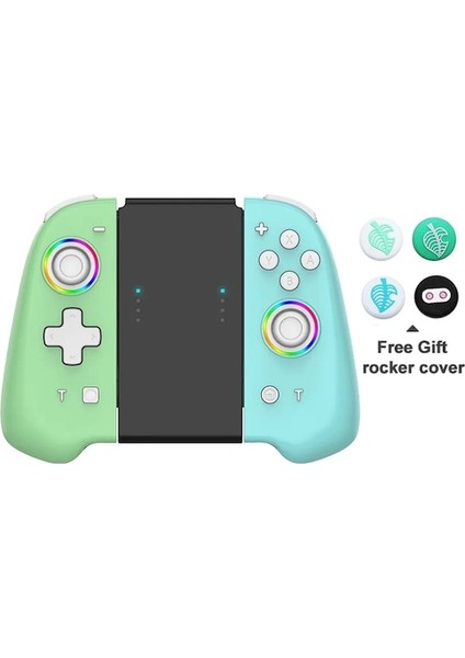 Yeşil Mavi Kablosuz Joypad Anahtar Denetleyicisi Nintendo Switch Lite/oled Joystick Con Ile Altı Eksenli Jiroskop Için Uyumlu (Yurt Dışından)