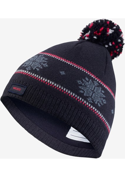 Wedze Çocuk Kayak Beresi - Mavi - Jacquard
