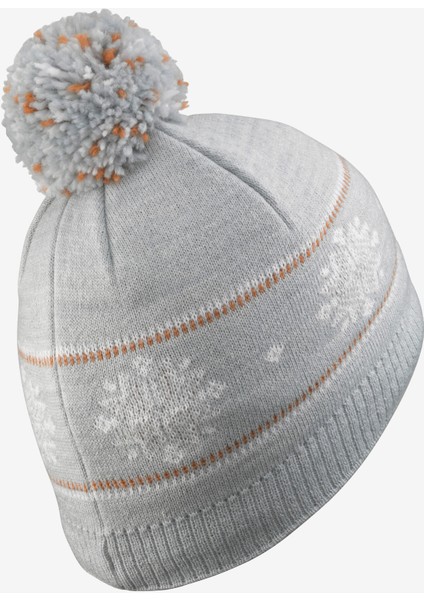 Wedze Çocuk Kayak Beresi - Gri - Jacquard modelleri
