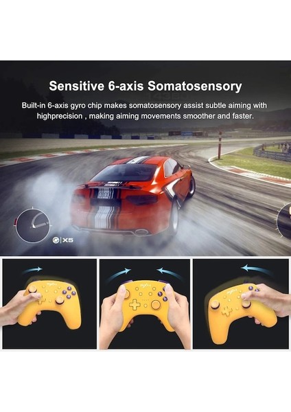 Pink-Pxn 9607X Kablosuz Denetleyici Uyandırma Desteği Nfc Amiibo Oyun Klavyeleri Nintendo Anahtarı/anahtar Lite/anahtar Oled/pc Windows/ıos 16 (Yurt Dışından) fiyatları