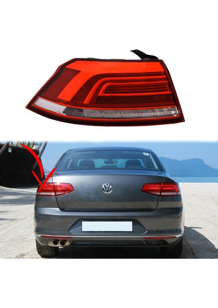 Volkswagen Passat B8 2015-2019 Trendline Sol Dış Stop LED - 3G5945095C