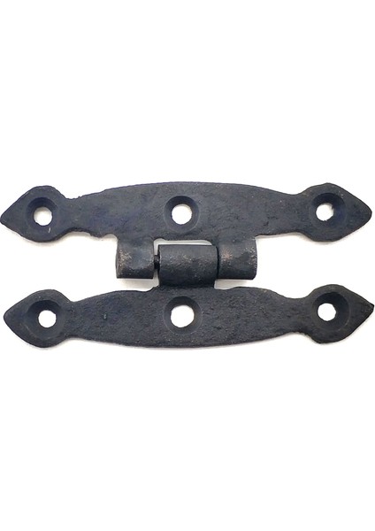 Antika Tarz Dekoratif Pirinç Dar Menteşe - 75X39 Mm, Oksit