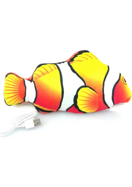 USB Li Dans Eden Peluş Palyaço Balığı 30CM Nrmsa