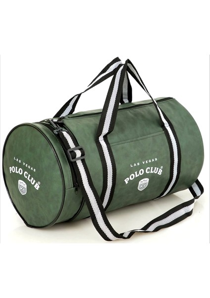 Silindir Spor Çanta 3 Bölmeli Omuz ve El Askılı