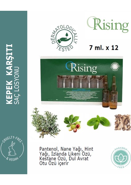 Forfora - Kepek Karşıtı Saç Losyonu 12 Amp. 7 Ml