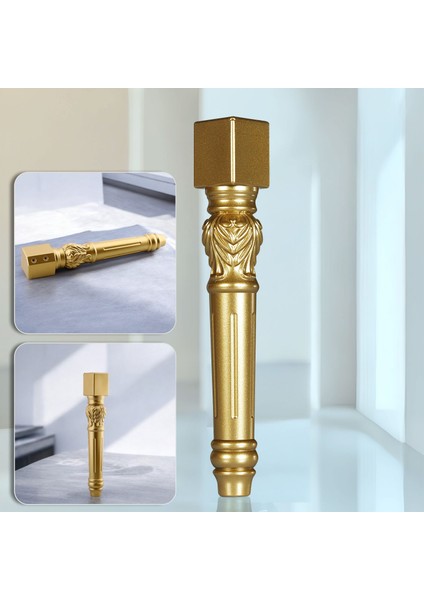 Star Plastik Sehpa Ayağı 44 cm Altın Renk Orta Ayak Zigon Sehpa Mobilya Masa Ayakları 1 Adet Gold