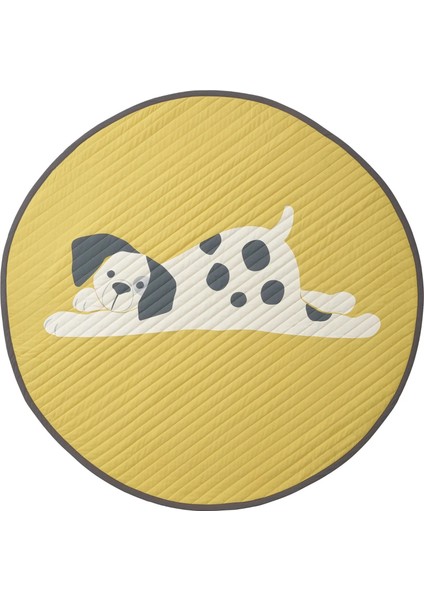 Drömslott Bebek Battaniyesi, Sarı-Beyaz, 105 cm