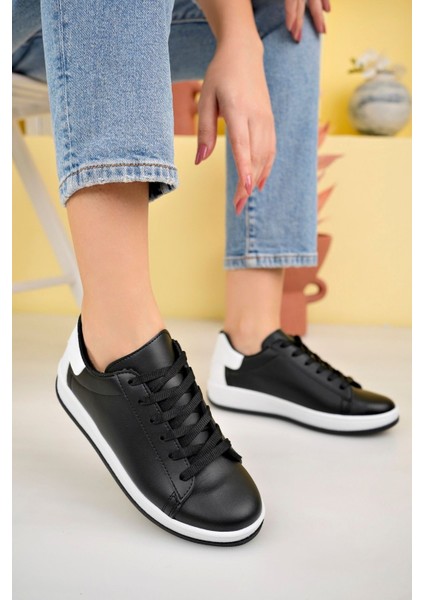 Kadın Günlük Spor Ayakkabı 4 Mevsim Rahat Esnek Sneaker Bağcıklı Günlük Kullanıma Uygun