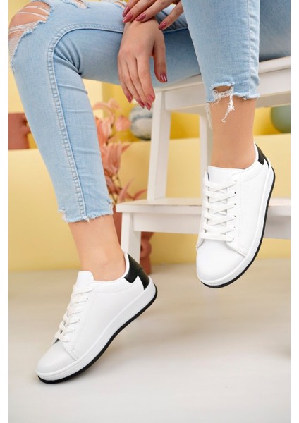 Kadın Günlük Spor Ayakkabı 4 Mevsim Rahat Esnek Sneaker Bağcıklı Günlük Kullanıma Uygun fiyatları