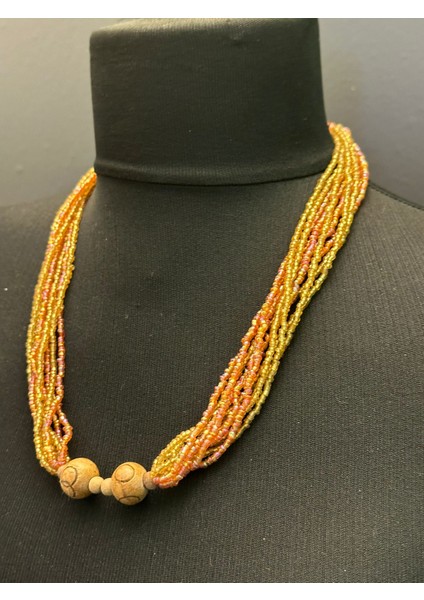 Kristal Boncuklu Çoklu Kadın Kolye Boy 23 cm fiyatları