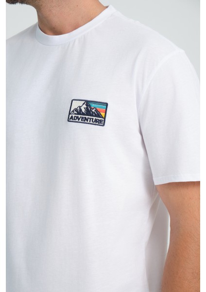 Relaxed Fit Adventure %100 Pamuk Nakışlı T-Shirt modelleri