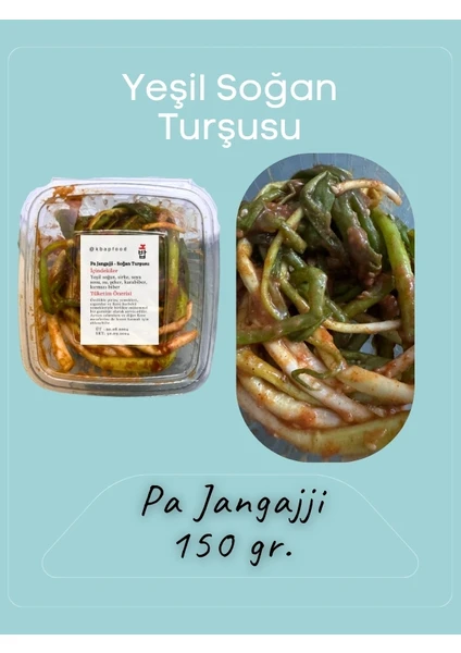 Kbap Food Pa Jangajji Kore Soğan Turşusu 150 gr