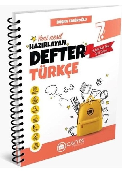 7. Sınıf Türkçe Hazırlayan Defter - Büşra Tahiroğlu