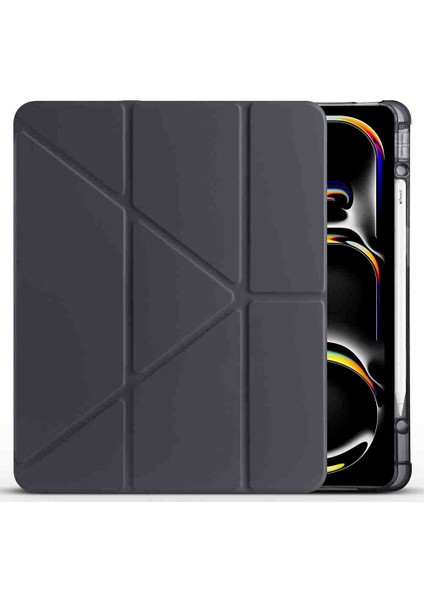 Apple Ipad Pro 11 5.nesil (M4 Çipli) 2024 Uyumlu Kılıf Katlanır Kalemlikli Standlı Akıllı Case fırsatları