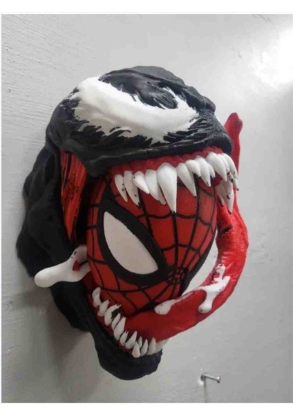 AE3D Basım Merkezi Venom Spider-Man Dönüşümü Duvar Büstü