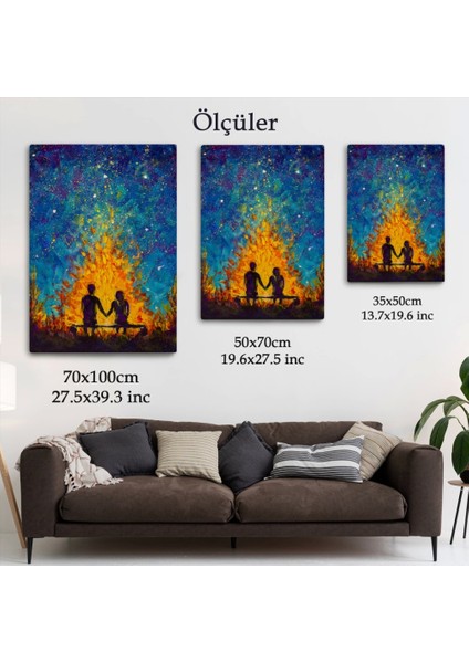 Nevruz Ateşini Izleyen Aşıklar TABLOSU-5995