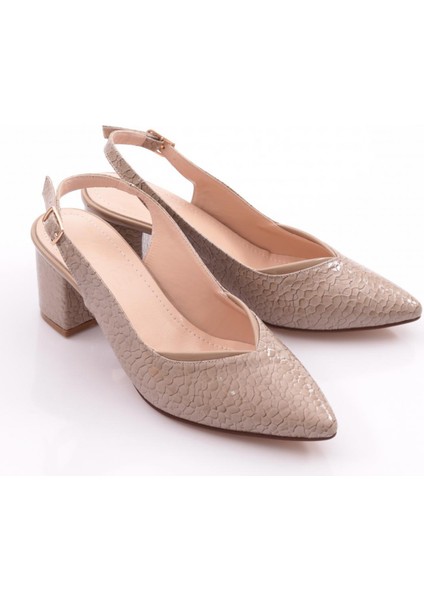 K600 Kadın Arkasi Açik Sivri Burun Topuklu Ayakkabi fiyatları