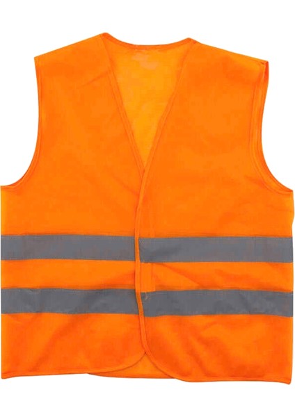 ikaz Yeleği Turuncu Reflektörlü Işçi Yelek Standart