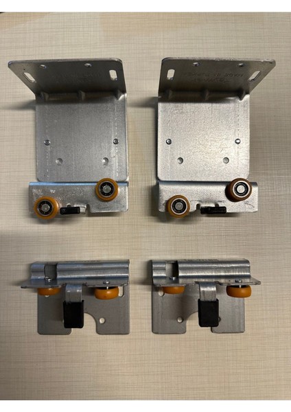 Dolap Ray Sistemi Üstten Askı Mekanizma Rulmanlı