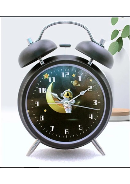 Astronot Tasarımlı Masa Üstü Büyük Boy Alarmlı Çalar Saat