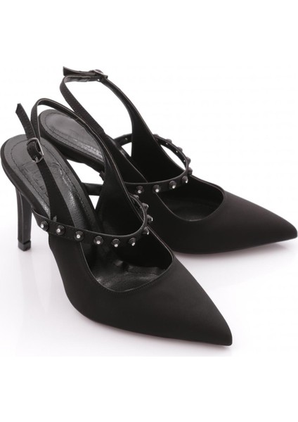 1505 Kadin Üstü Şeritli Topuklu Abiye Ayakkabi fiyatları