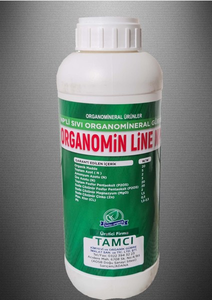 Tamcı - Organomin Line NP | 1LT Sıvı Organomineral Gübre