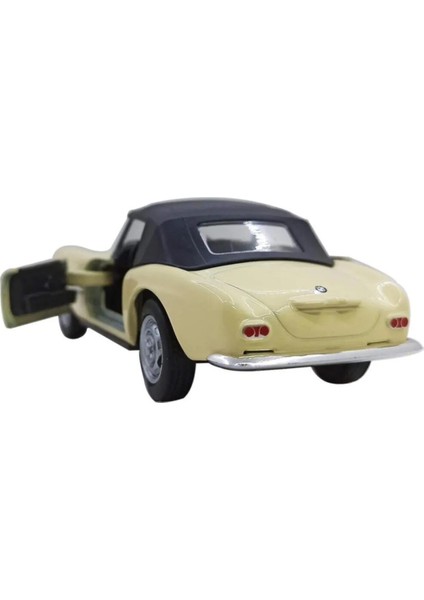 Bmw 507 Diecast Model Araba Krem 1:36 Ölçek Welly