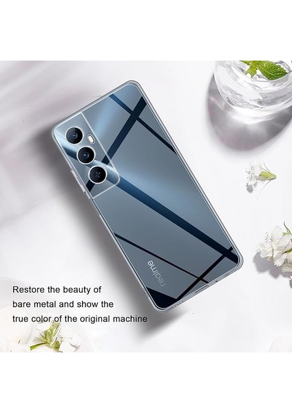 Realme C65 4g Kılıf Şeffaf Silikon 3D Kamera Korumalı Slim Fit Tasarım Esnek Renksiz Kapak