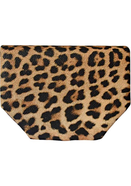 Leopar Desenli Deri Kadın Omuz Çantası fırsatları