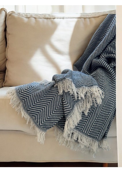 Carden Pamuklu Çift Kişilik Pike-Yatak Örtüsü 200x230 cm Lacivert fırsatları