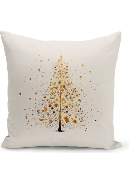 Yılbaşı Serisi Çift Tarafı Dijital Baskılı Kırlent Kılıfı (Christmas Noel Cushion Cover)