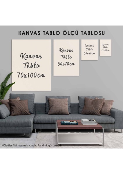 Soyut Abstract Kırmızı Modern Dekoratif Kanvas Tablo