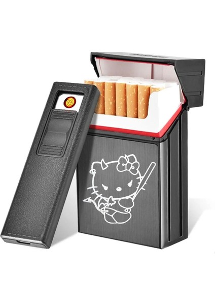 USB Şarjlı Elektronik Çakmak Sigara Tabakası