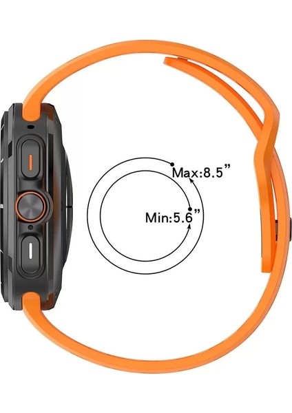 Samsung Galaxy Watch Ultra 47MM Lopard KRD-119 Delikli Tasarım Silikon Kordon modelleri