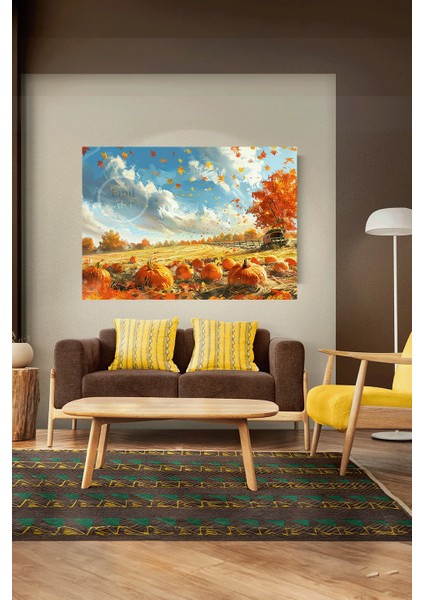 Modern Soyut Çiftlik Doğal Yaşam Manzara Özel Tasarım Hd Kalite Kanvas Tablo fiyatları
