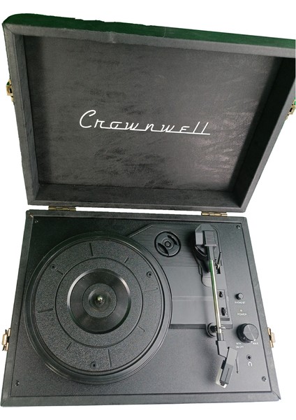 Crownwell Çantalı Hoparlörlü Bluetoothlu Casablanca Pikap Siyah HK2885