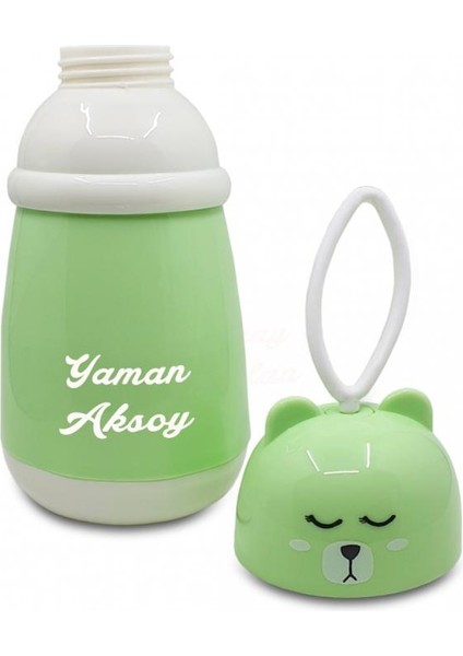 Kişiye Özel Cam Şişe Panda Matara 380 ml