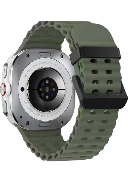 Samsung Galaxy Watch Ultra 47MM KRD-118 Tırtıklı Delikli Fenomen Silikon Kordon modelleri