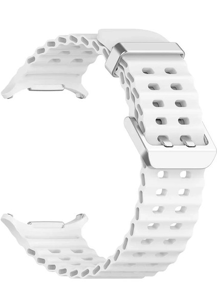 Samsung Galaxy Watch Ultra 47MM KRD-118 Tırtıklı Delikli Fenomen Silikon Kordon