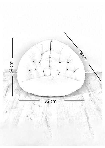 Çok Amaçlı Katlanabilir Yer Minderi ve Armut Koltuk Seti | Ergonomik Tasarım, Kolay Temizlik, Maksimum Konfor