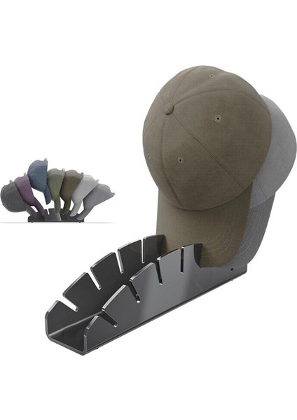 Oval Şapka Organizer (Siyah 7 Şapka Kapasiteli)