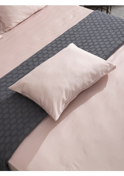 Pamuk Saten Yastık Kılıfı Dahil Lastikli Çarşaf Seti Çift Kişilik 180x200 Pudra modelleri