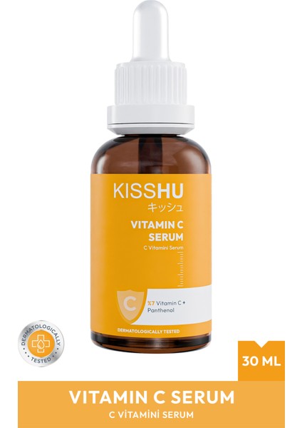 Aydınlatıcı ve Cilt Tonu Eşitleyici Leke Karşıtı C Vitamini Serum 30 ml
