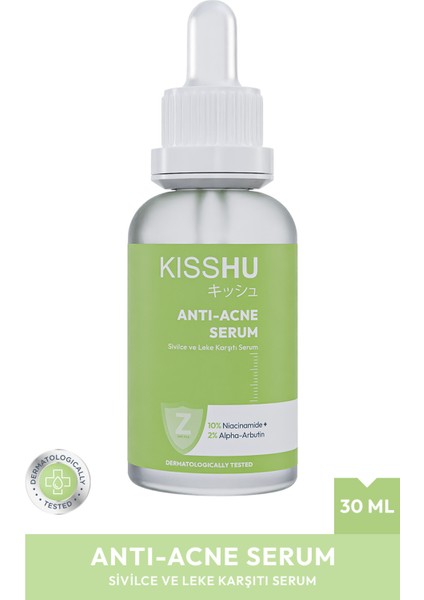 Anti-Acne - Leke Karşıtı Arbutin %2, Niacinamide %10 Serum 30 ml