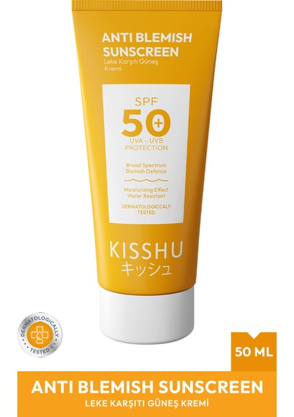 Leke Karşıtı Tüm Ciltler İçin Yüksek Korumalı Spf 50+ Güneş Kremi Glutatyon Etkili 50 ml