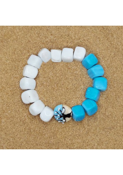 Bodrum Cam Boncuk Bileklik - Ağaç