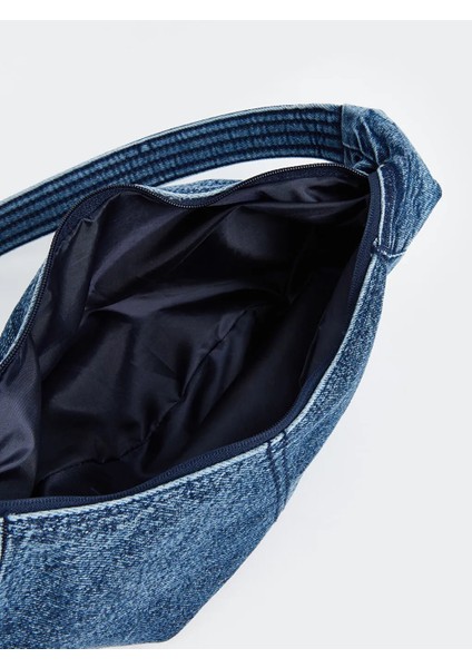 Lcw Accessorıes denim Mavi Denim Kadın Kol Çantası